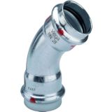 Viega Prestabo Bogen 558307 35 mm, 45Grad, Stahl unlegiert, SC-Contur
