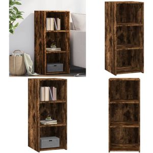 Vidaxl - Sideboard Räuchereiche 40x41x93 cm Holzwerkstoff - Schreibtisch - Wohnzimmer Dekoration - Regal - Holzmöbel - Sideboard - Home & Living
