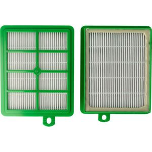 Vhbw - Ersatz Hepa Allergie Filter Set aeg Cyclone xl acx 6312, acx 6313, acx 6314, acx 6315, acx 6316, acx 6317, acx 6318 Ersatz für aef 12, H12.