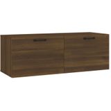 Vidaxl - Wandschrank Braun Eichen-Optik 100x36,5x35 cm Holzwerkstoff
