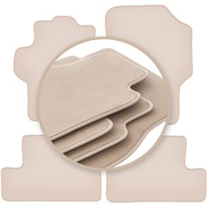 Beige PREMIUM-Matten für: Peugeot 1007 Minivan 2004-2009