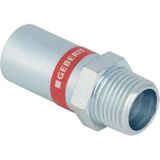 Geberit Mapress C-Stahl Übergang mit Außengewinde und Einschubende Außendurchmesser 54mm