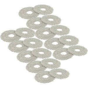 20x Wischtuch kompatibel mit Dreame L10 Prime, Ultra Prime, Ultra Wischroboter, Putzroboter - Mopptuch, Wischmopp-Pad - Mikrofaser-Pad - Vhbw