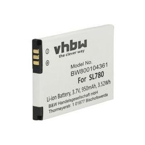 Vhbw - Akku kompatibel mit Siemens Gigaset SL450, SL450A Go, SL450H, SL450HX schnurlos Festnetz Telefon (950mAh, 3,7V, Li-Ion)