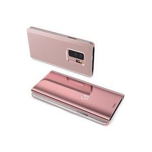 Markenlos - Smart View Spiegel Mirror Smart Cover Schale Etui kompatibel mit Xiaomi Redmi 10 Schutzhülle Tasche Case Schutz Clear Rosa