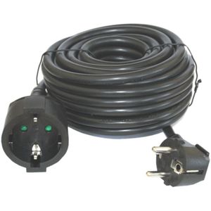 Silver Electronics - Verlängerungskabel silver electrics 3m - 3x 1.5mm - 250v - 16a - 3.500w schwarz