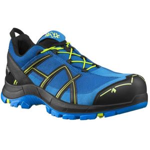 Sicherheitsschuh S3 black eagle Safety 40.1 low/blue-citrus, uk: 9.5/ eu: 44 - Haix