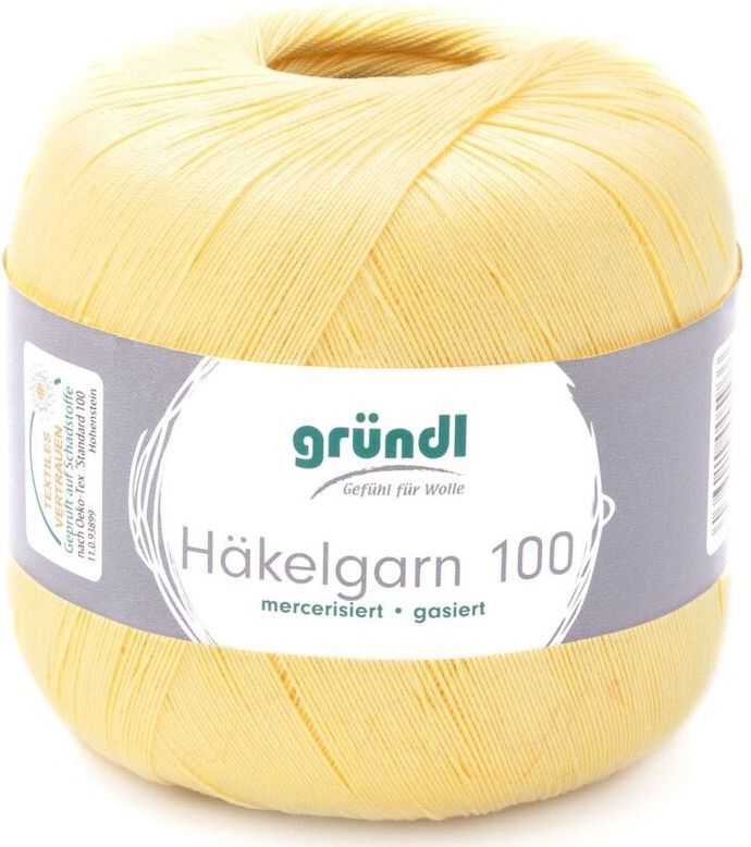 Häkelgarn 100 g pastellgelb Handarbeit - Gründl