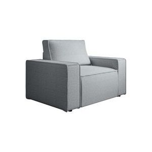 Sessel - Strukturstoff - Grau - amelia