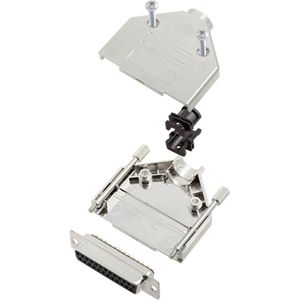Tru Components - TCDTPKM25DMSK 7709268 d-sub Buchsenleisten-Set 180 ° Polzahl: 25 Lötkelch 1 St.