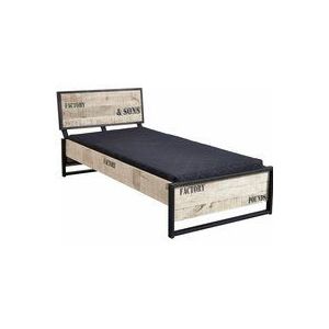 Bett Mango 140x200x91 natur bedruckt factory 139