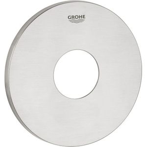 Rosette rund für Einhandmischer-Fertigmontagesets, Supersteel, Metall, mit Wandrosette, 48428DC0 - Grohe