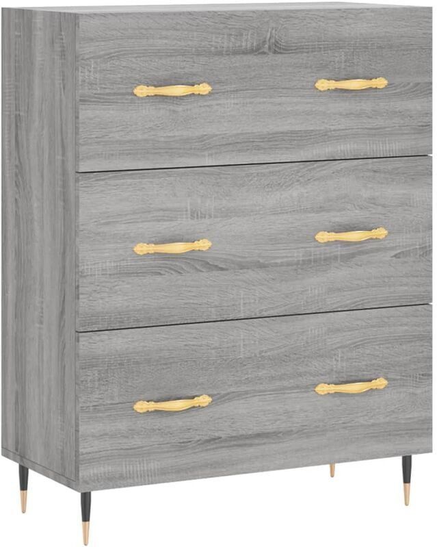 Sideboard Grau Sonoma 69,5x34x90 cm Holzwerkstoff vidaXL