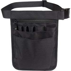 Linghhang - Krankenschwestertasche, multifunktionale Gürtel-Werkzeugtasche, Werkzeughalter, Krankenschwesterzubehör, Aufbewahrungstasche, schwarz,