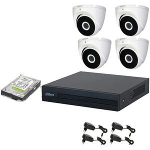 Dahua - videoüberwachungsset 4 kuppelkameras 5 mpx dvr 8 kanäle hd 500GB