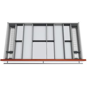 Blum Orga-Besteckeinsatz Facheinteilungs-Set KB 1000-1099mm, NL 500mm, grau