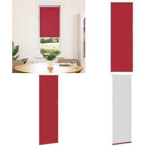 Vidaxl - Verdunkelungsrollo Rot 40x130 cm Stoffbreite 35,7 cm Polyester