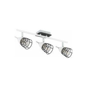 Keter Lighting - 1523 Sky Deckenstrahler Bar Weiß, Schwarz, 50cm, 3x E14