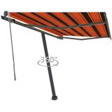 Vidaxl - Standmarkise Automatisch 350x250 cm Orange/Braun