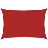 Vidaxl - Sonnensegel 160 g/m² Rot 3,5x5 m hdpe