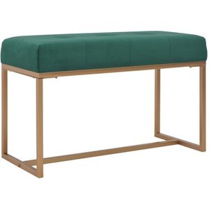 Bank 80 cm Grün Samt Vidaxl