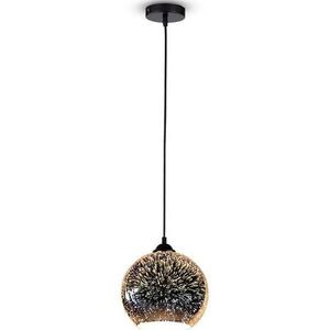 VT-7206 Kronleuchter-Lampenfassung 1 m Glas 3D-Spiegel-Chrom-Effekt 1xE27 Ф200 mm – sku 40121 - V-tac