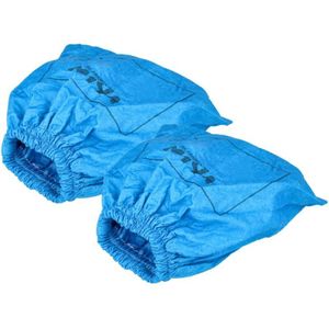 Vhbw - 2x Textilfilter kompatibel mit Top Craft tc-nts 30 a Staubsauger, Nass-/Trockensauger - Stoffbeutel, Abwaschbar Blau