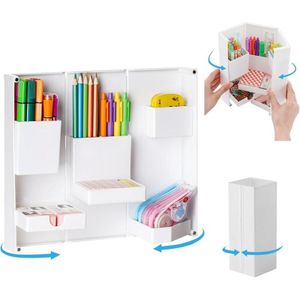 Faltbarer Bleistift-Organizer, niedlicher Organizer für Künstlerbedarf mit magnetischem Öffnen und Schließen