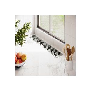 Lüftungsgitter Silber eloxiert F1 100mm x 200mm Stegblech Heizungsdeckel Lüftung aus Aluminium