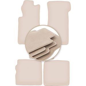 PREMIUM beige Matten für: Mercedes SL R107 lange Fronten 1971-1989