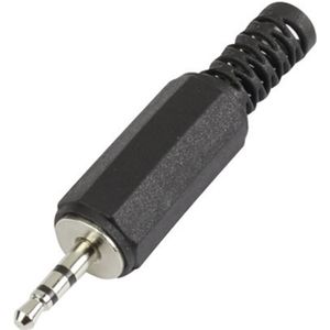 Tru Components - 1572330 Klinken-Steckverbinder 2.5 mm Stecker, gerade Polzahl: 3 Stereo Schwarz 1 St.