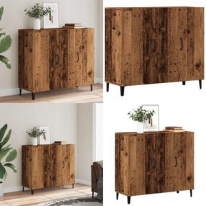 Vidaxl - Sideboard Altholz-Optik 90x34x80 cm Holzwerkstoff