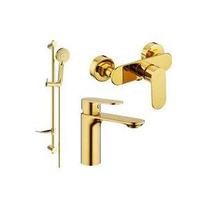 Milo DF40 Brausegarnitur, Gold - 71304DF40-50 - Mexen