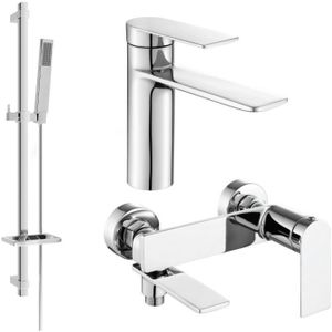 Zero DQ02 Badewannenset, Chrom - 71103DQ02-00 - Mexen