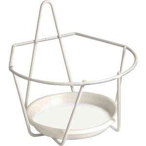 Blumentopfhalter weiß ø 22 cm zum Einhängen