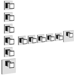 Gessi Eleganza, Fertigmontageset, für Hochleistungs-Thermostat