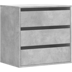 Kommode Betongrau 60x41x58 cm Holzwerkstoff Vidaxl