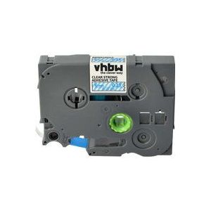 Vhbw - 1x Schriftband-Kassette kompatibel mit Brother pt 2610, 2700, 2700VP, 2710, 2730, 2500PC, 2600 Etiketten-Drucker 6mm Blau auf Transparent