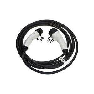 Vhbw - Ladekabel Typ 2 zu Typ 2 kompatibel mit Mercedes-Benz eqb, eqv, eqs, eqe, eqc Elektroauto, 3-phasig, 16 a, 11 kW, 7 m