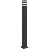 Vidaxl - Wegeleuchte Schwarz 110 cm Aluminium