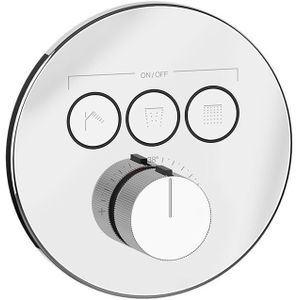 Gessi - Hi-Fi Fertigmontageset Thermostat mit Tasten-Bedienung