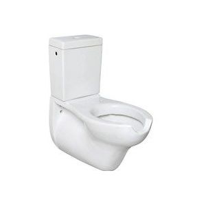Idral - Wandhängendes weißes Keramik-Monobloc-WC mit Frontöffnung Serie easy 10282 Weiß - Keramik