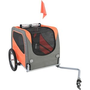 Mophorn - Fahrradanhänger für Hunde, 30 kg Tragkraft, Fahrradträger für Haustiere mit klappbarem Rahmen, Schnellspannräder, Universalkupplung,