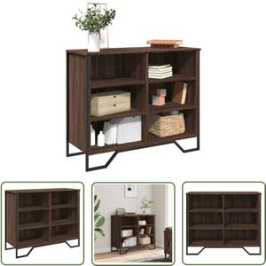 VidaXL Sideboard Braun Eichen-Optik 91x35,5x74,5 cm Holzwerkstoff