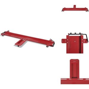 Vidaxl - Motorrad Rangierhilfe Motorradständer rot - Motorrad Stand - Motorrad Ständer - Motorrad Rangierhilfe - Roller Ständer - Werkstatt Ausrüstung
