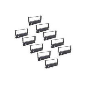 Vhbw - 10x Farbband Nylonband Tintenband kompatibel mit Nadeldrucker tec fs 1650 Ersatz für ERC-32, C43S015371.