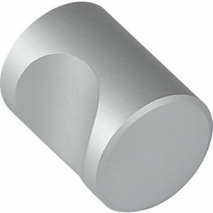 Knopf Alasco ø 20 mm, Tiefe 25,5 mm, Aluminium natur eloxiert