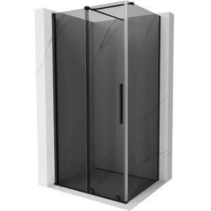 Mexen - Velar Duschkabine, schiebetür 110 x 85 cm, graphit, schwarz - 871-110-085-41-70