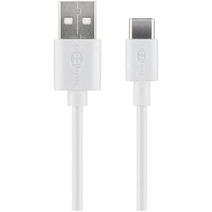 Goobay - usb-c™ Lade- und Synchronisationskabel, verbindet Geräte mit usb-c™- und USB-A-Anschlüssen miteinander. Kabellänge 2 m
