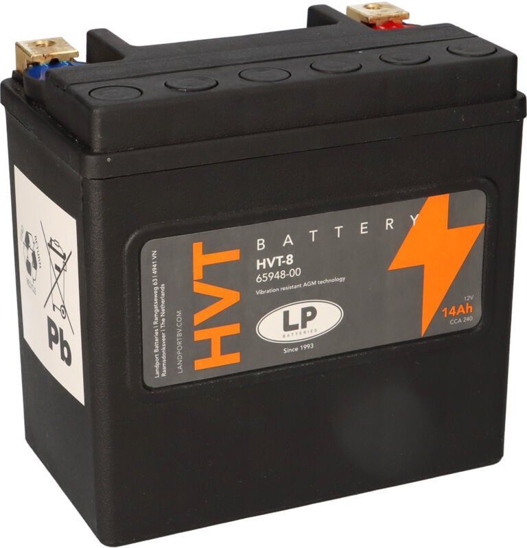 Batterie Nano-Gel 12V 14Ah für Motorrad Startbatterie mh HVT-8